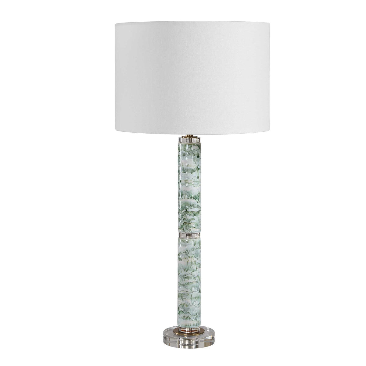 Jameis Marbled Table Lamp - Green / White by Uttermost - View 4