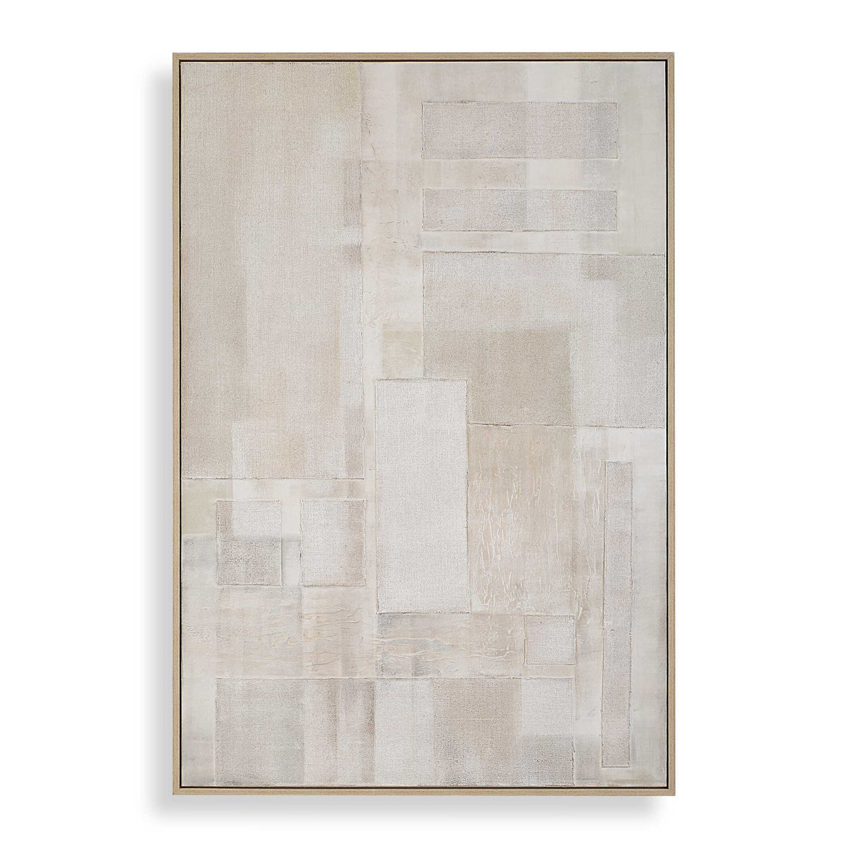 Erase Canvas Abstract Art - Gray by Uttermost - View 1