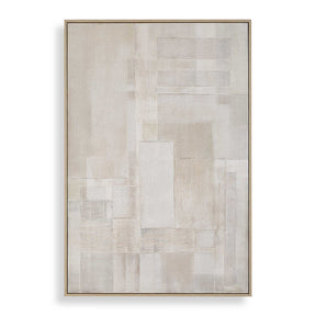 Erase Canvas Abstract Art - Gray by Uttermost - View 1
