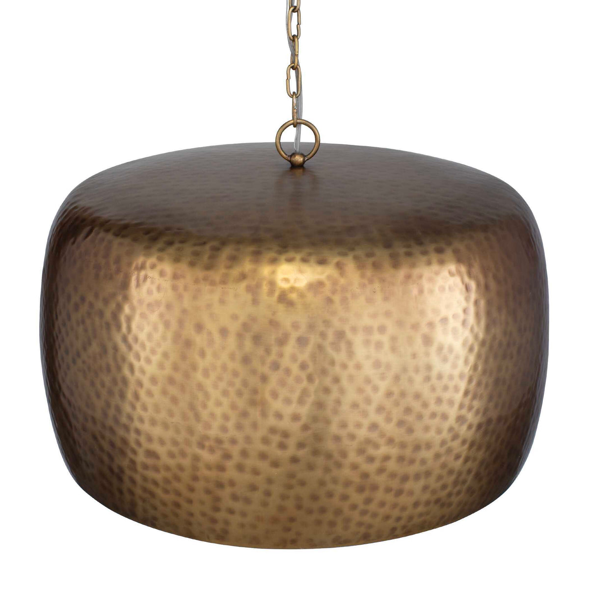 Lemont Hammered Brass 1 Light Pendant Brass - Bronze by Uttermost - View 6