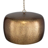 Lemont Hammered Brass 1 Light Pendant Brass - Bronze by Uttermost - View 6