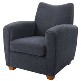 Teddy Slate Accent Chair - Dark Gray by Uttermost - View 5