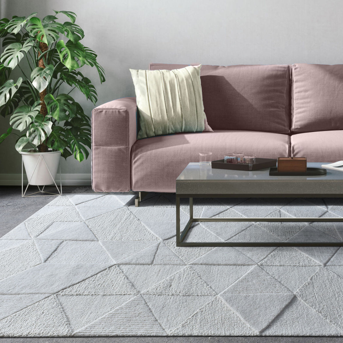 La Veta 6 X 9 Rug Ivory - Light Gray by Uttermost - View 2