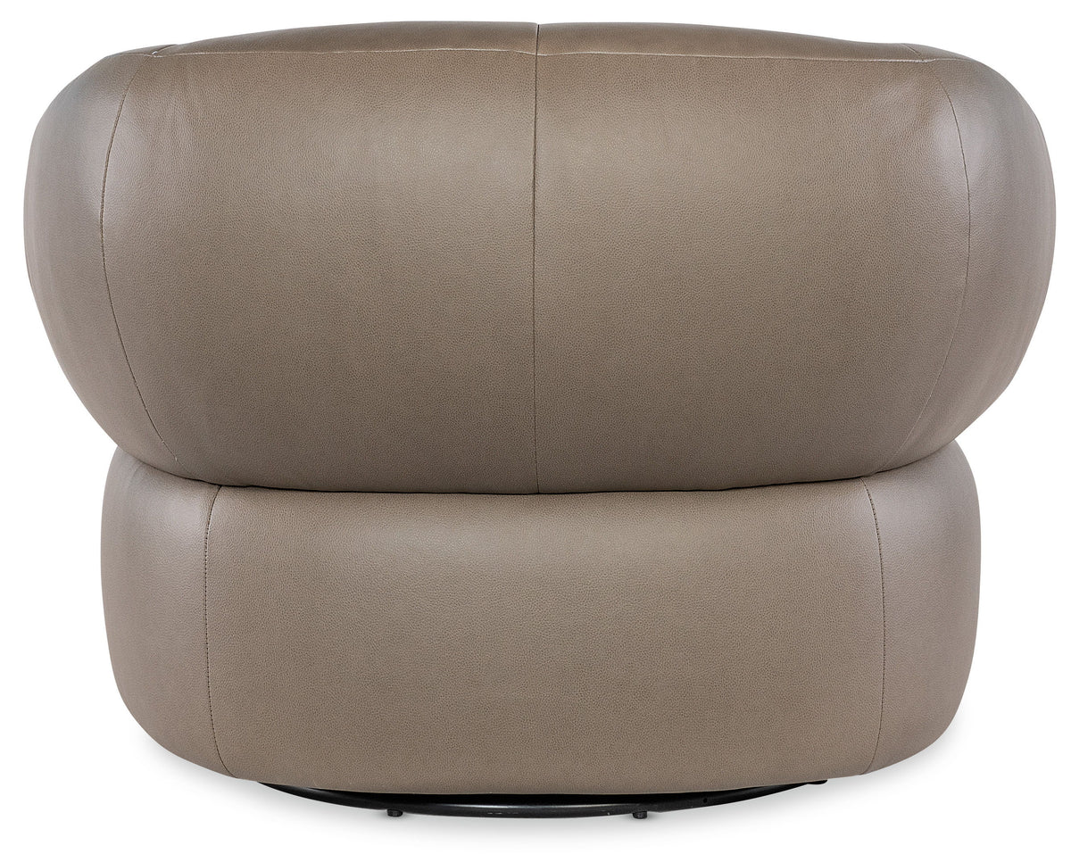 Aria Swivel Chair - Dark Gray by Hooker Furniture - View 5