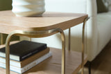Banyon Bay End Table Desert Oak - Light Brown by Hooker Furniture - View 4