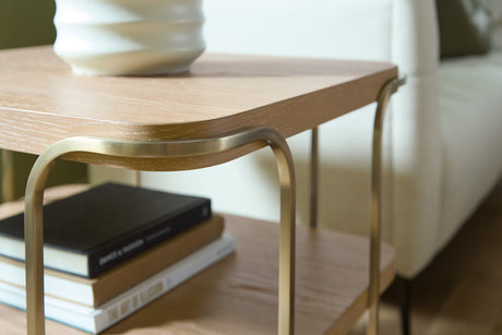 Banyon Bay End Table Desert Oak - Light Brown by Hooker Furniture - View 4