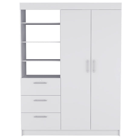 Armoire Rumanu, Bedroom, White - sold by Home Elegance USA