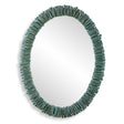 Bonaire Oval Mirror - Blue by Uttermost - View 1