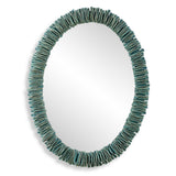 Bonaire Oval Mirror - Blue by Uttermost - View 1