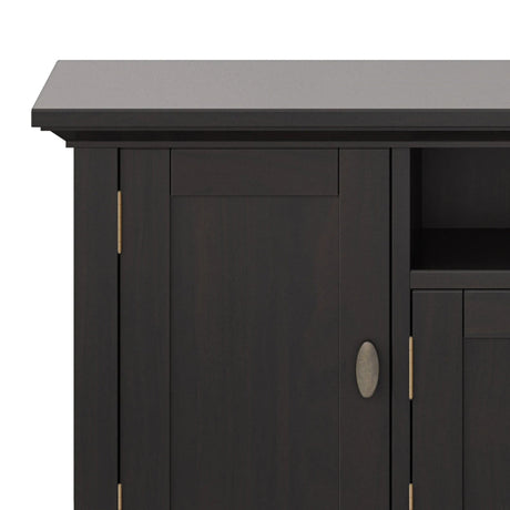 Redmond 72 inch Wide Solid Wood TV Stand in Hickory Brown For TVs up to 80 inches - sold by Home Elegance USA