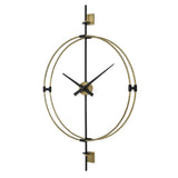 Time Flies Modern Wall Clock - Yellow by Uttermost - View 4