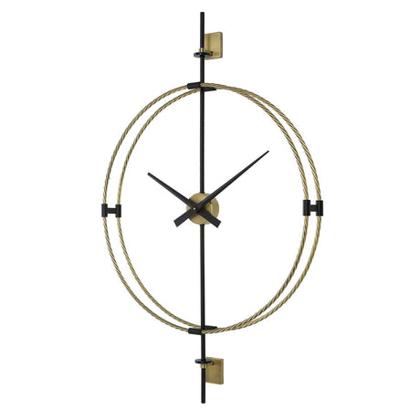 Time Flies Modern Wall Clock - Yellow by Uttermost - View 4