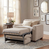 Griffin Twin Sleeper Chair New Page Flax - Beige by Hooker Furniture - View 3