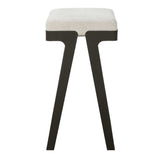 Hover Iron Counter Stool - Black / White by Uttermost - View 4