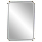 Crofton Vanity Mirror Gold & Silver - Gold / Silver by Uttermost - View 5