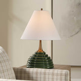 McKay Table Lamp - Dark Green by Uttermost - View 2