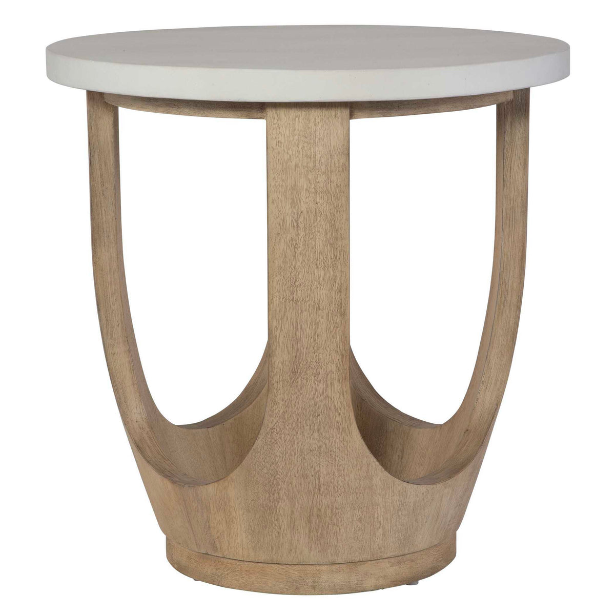 Tatli Stone Top Side Table - Light Brown by Uttermost - View 4