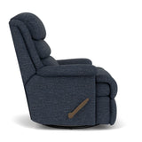 Yukon Transitional Fabric Swivel Gliding Recliner | Flexsteel