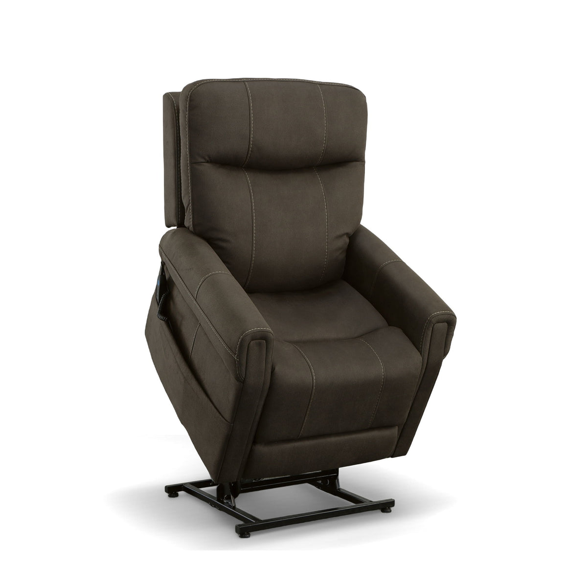 Jenkins Power Lift Recliner With Right-Hand Control & Power Headrest - Bark | Flexsteel