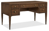 Cashiers Writing Desk Chestnut - Dark Brown by Hooker Furniture - View 1