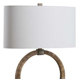 Relic Table Lamp Aged Gold - Light Brown / Silver by Uttermost - View 6
