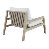 Strapped Outdoor Lounge Chair - Light Brown / Light Gray by Uttermost - View 10