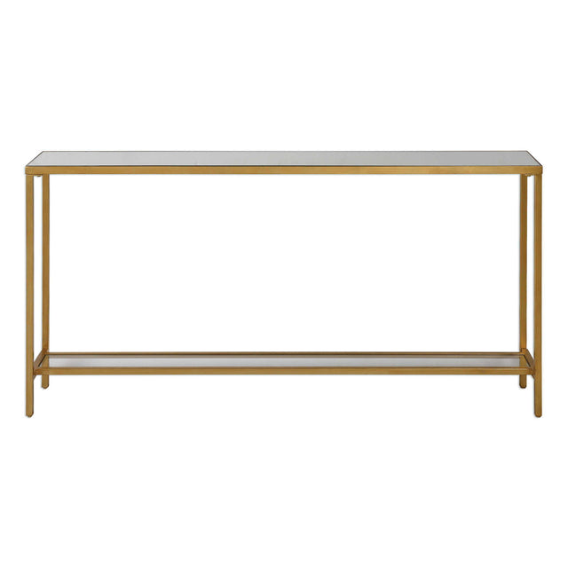 Hayley Console Table - Gold by Uttermost - View 1