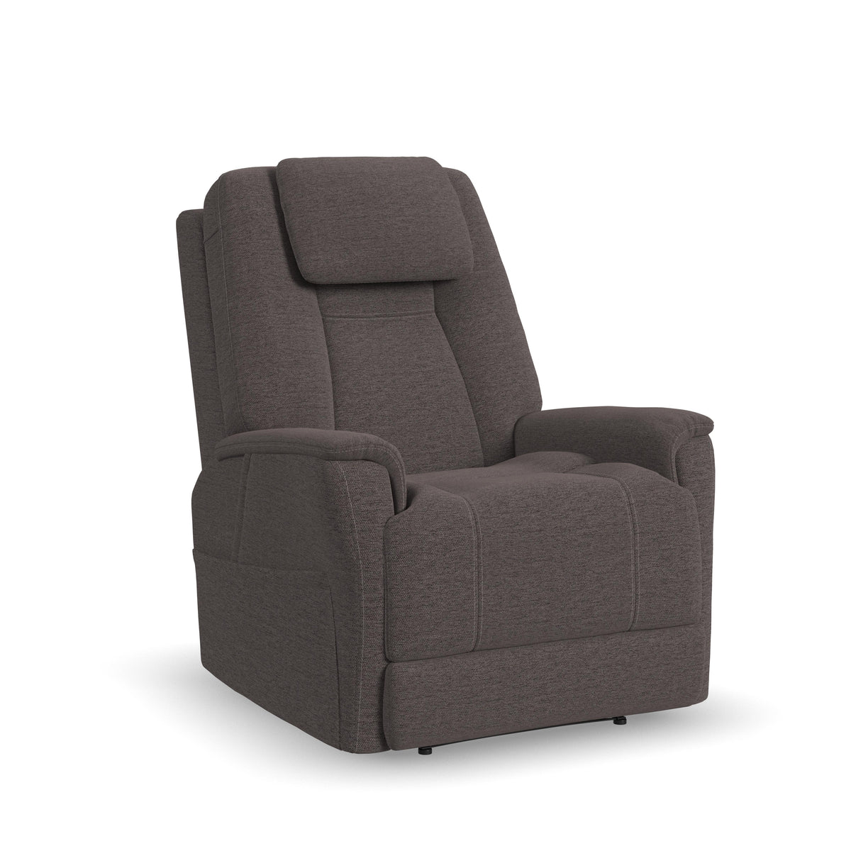 Zecliner Model 3+ Power Rocking Sleep Recliner With Power Headrest, Lumbar, Heat & Massage - Umber Gray | Flexsteel