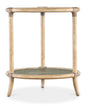 Retreat Raffia Seagrass End Table - Beige by Hooker Furniture - View 1
