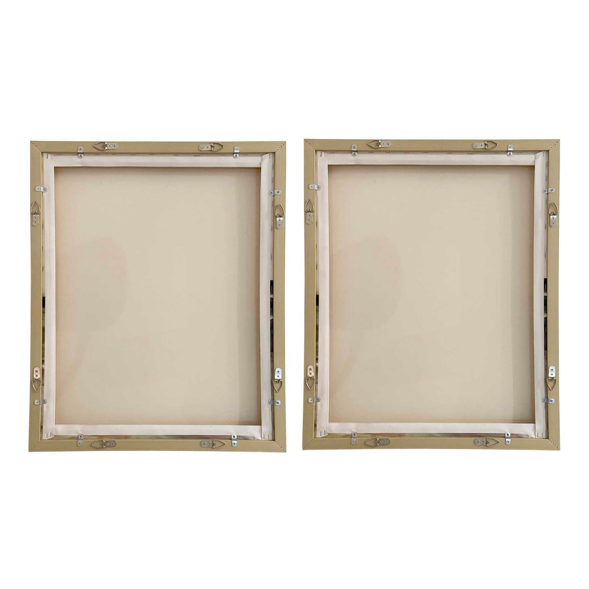 Just Peaking Framed Abstract Prints (Set of 2) Black / Gray / Green / Pink / Purple / White - Gray / Pink by Uttermost - View 5