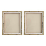 Just Peaking Framed Abstract Prints (Set of 2) Black / Gray / Green / Pink / Purple / White - Gray / Pink by Uttermost - View 5
