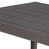 Polanco Outdoor Aluminum Dining Table - Black by Uttermost - View 7