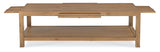 Cashiers Large Rectangle Coffee Table Almond - Light Brown by Hooker Furniture - View 3