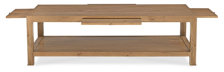 Cashiers Large Rectangle Coffee Table Almond - Light Brown by Hooker Furniture - View 3