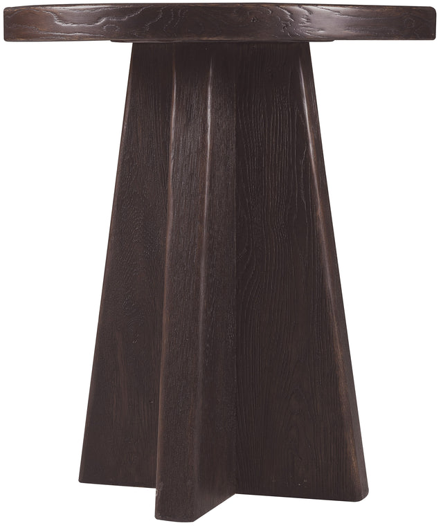Driftwood Round End Table Burnt Timber - Black by Hooker Furniture - View 1
