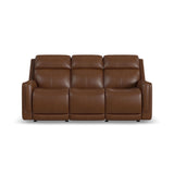 Alister Power Gliding Sofa With Power Headrests & Lumbar - Sedona | Flexsteel