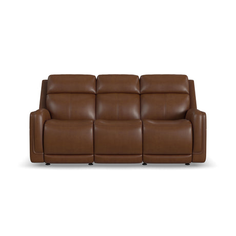 Alister Power Gliding Sofa With Power Headrests & Lumbar - Sedona | Flexsteel