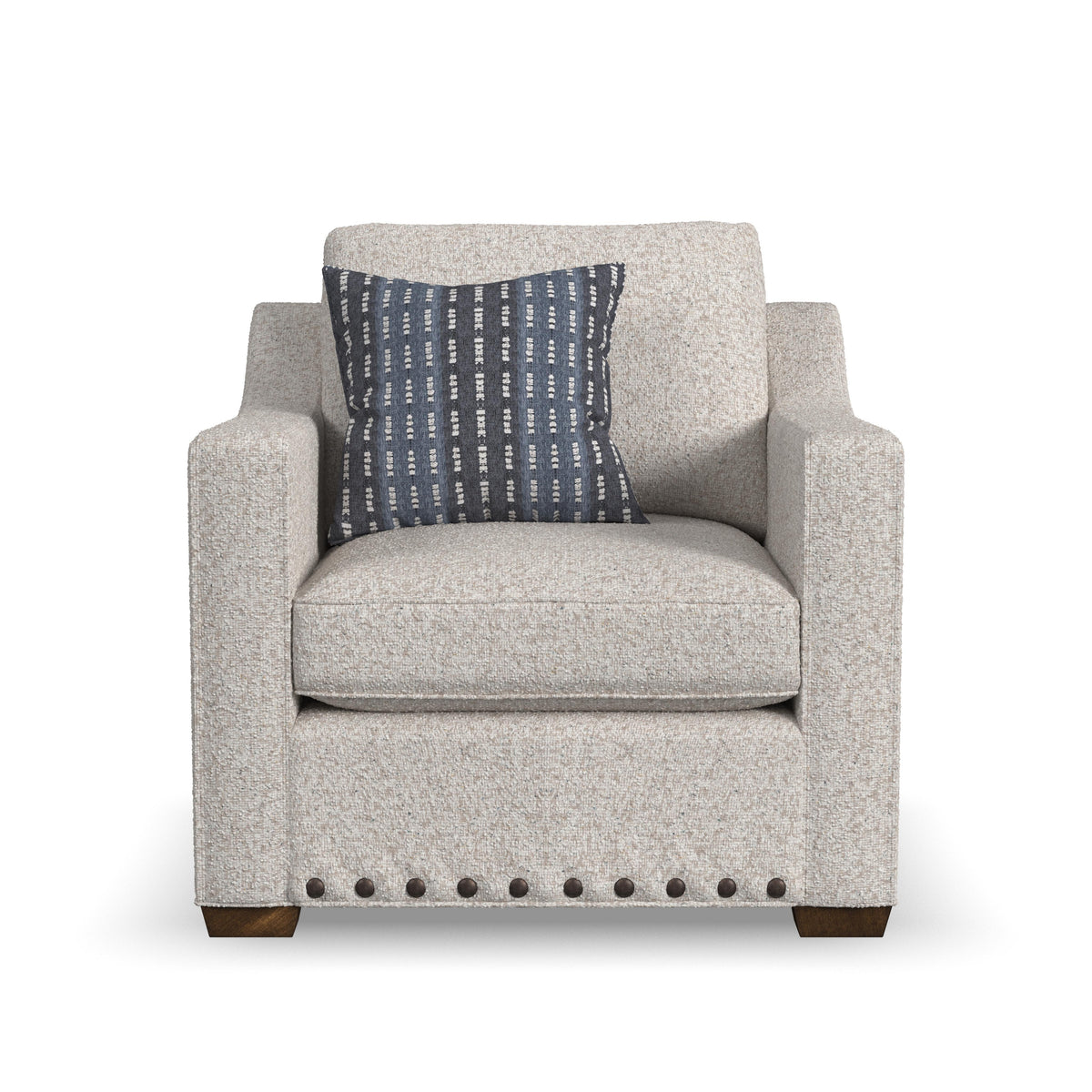 Milo Fabric Chair With Nailhead Trim | Flexsteel