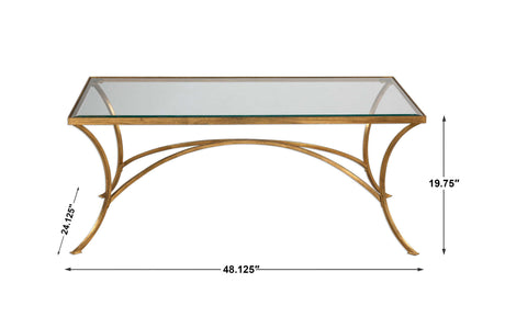Alayna Coffee Table - Gold by Uttermost - View 4