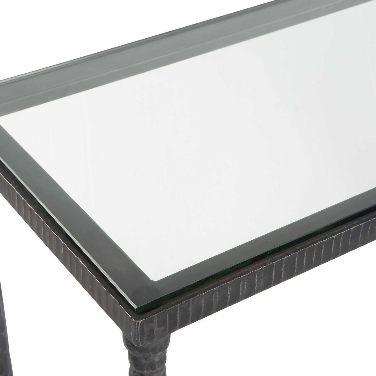 Washington Console Table - Dark Gray / White by Uttermost - View 6