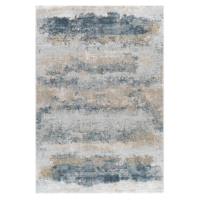Bremen Modern 5 X 7.5 Rug Light Gray & Blue - Light Gray / Blue by Uttermost - View 1