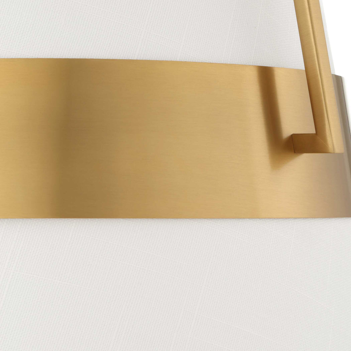 Harness 1 Light Shade Pendant White / Gold - Gold / White by Uttermost - View 10