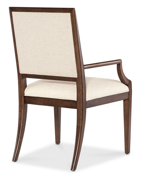 Archives Upholstered Arm Chair Beige / Brown - Beige / Dark Brown by Hooker Furniture - View 5