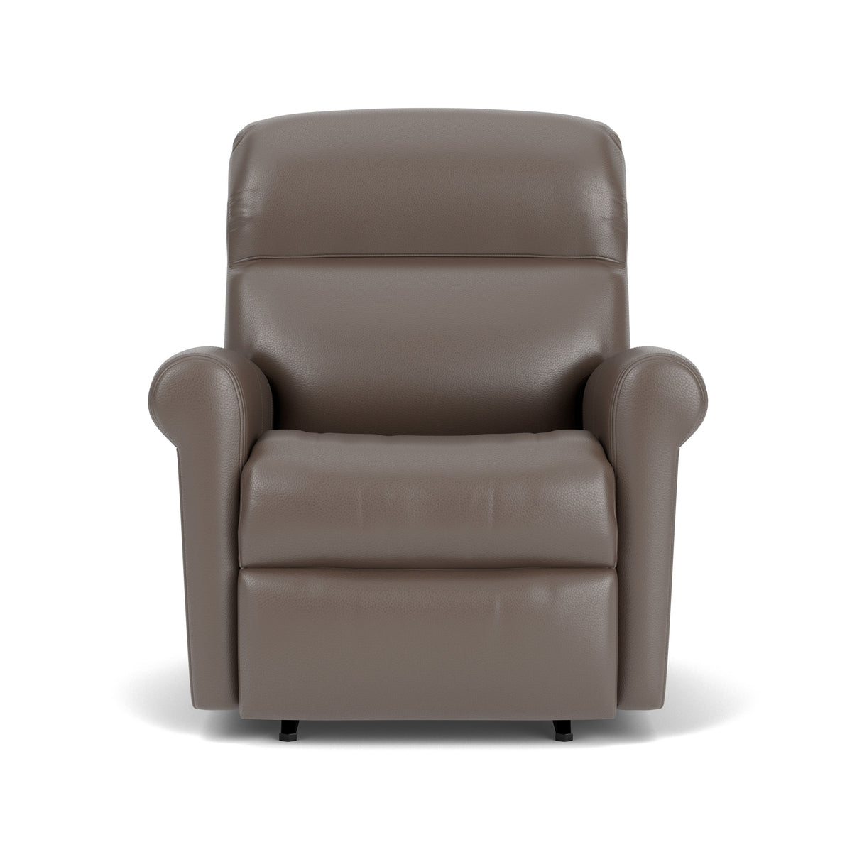 Davis Traditional Leather Power Recliner, Power Headrest | Flexsteel