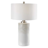 Georgios Cylinder Table Lamp - White by Uttermost - View 1