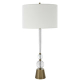 Annily Crystal Table Lamp Brass - Yellow by Uttermost - View 4