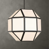 Hoi An 4 Light Geometric Chandelier - Black by Uttermost - View 3