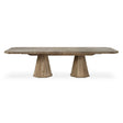 Caledon Reclaimed Dining Table Oak - Light Brown by Uttermost - View 1