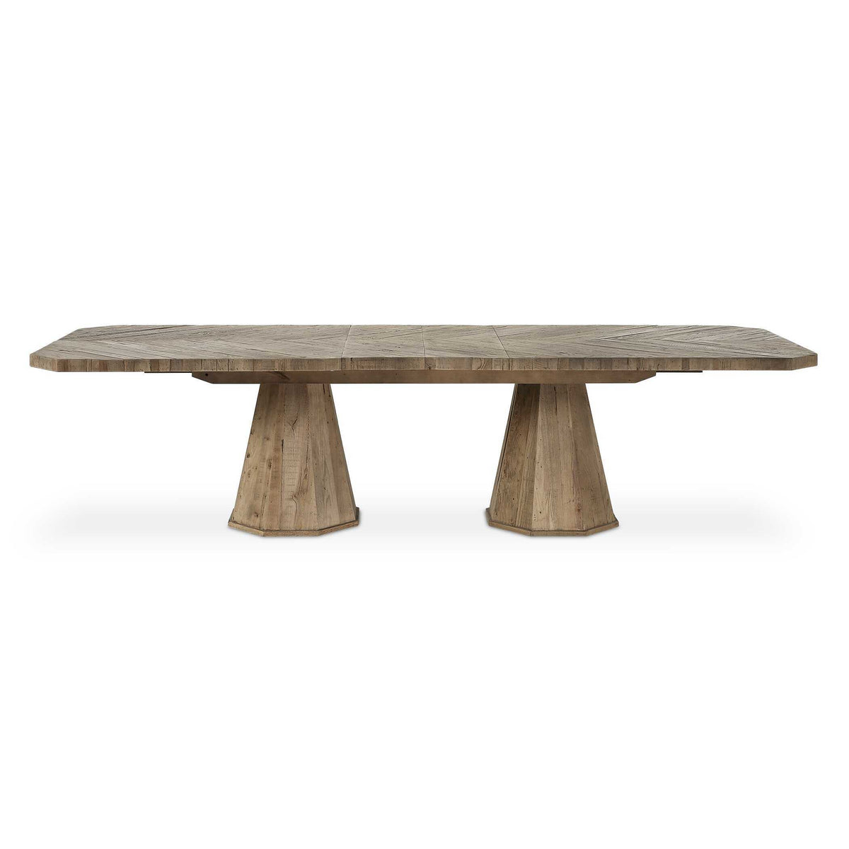 Caledon Reclaimed Dining Table Oak - Light Brown by Uttermost - View 1