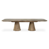Caledon Reclaimed Dining Table Oak - Light Brown by Uttermost - View 1